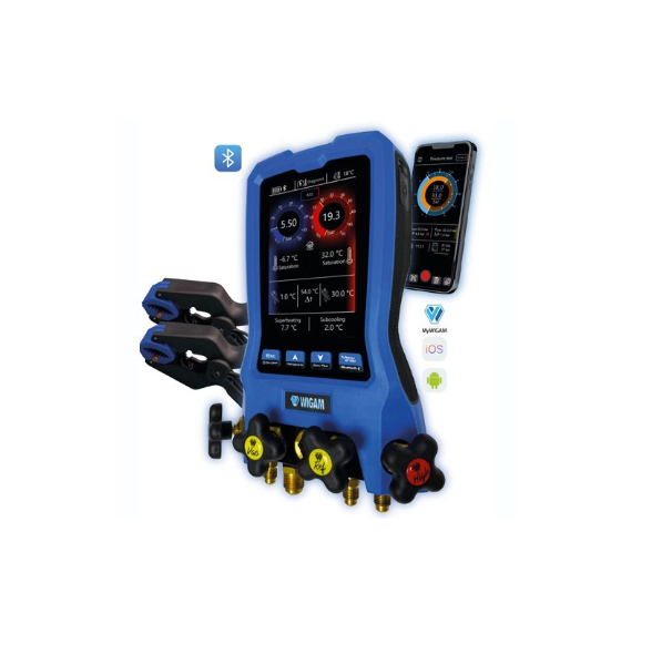 Wigam - Gruppo manometrico digitale 4 vie X-MAN-480 - 04080018018