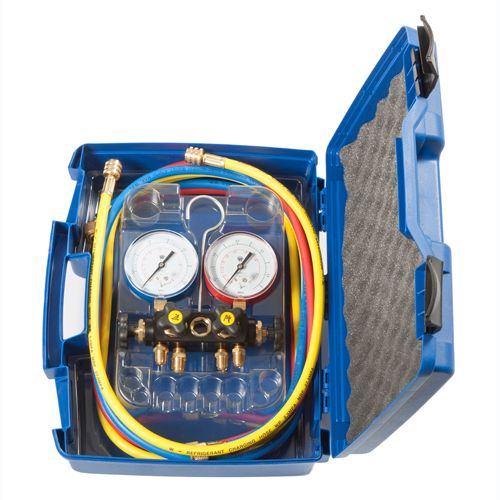 Wigam kit gruppo manometrico a 4 vie in valigetta 04101110