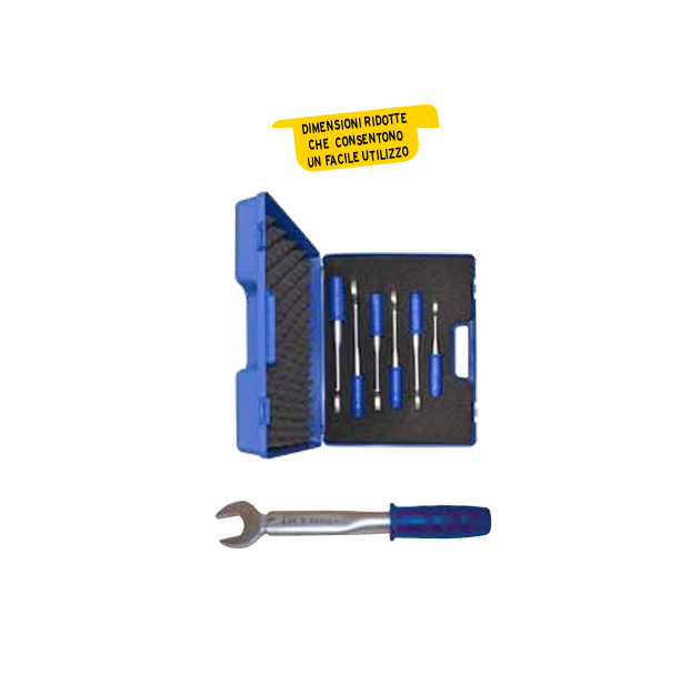 Wigam PRE-TW/KIT-04 Set 4 chiavi dinamometriche 17-22-26-29 - 08007034