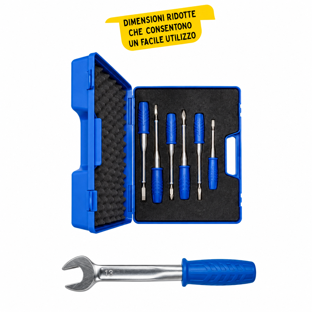 Wigam PRE-TW/KIT-04 Set 4 chiavi dinamometriche 17-22-26-29 - 08007034