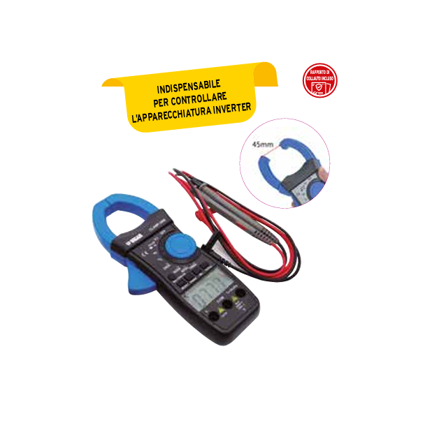 Wigam - Pinza Amperometrica Digitale Wireless CLAMP-ONE/CT - 09006008001