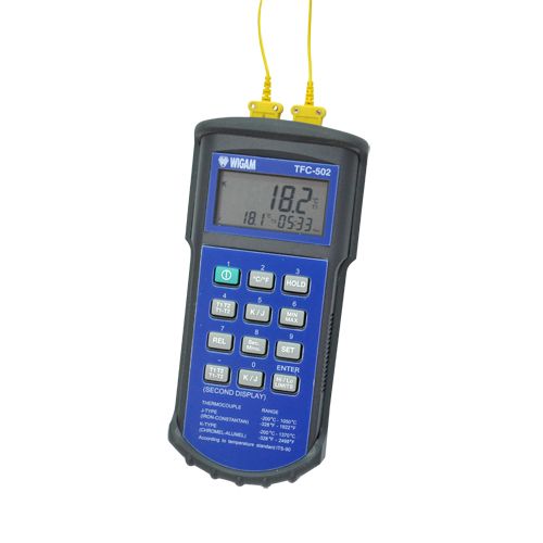 Wigam TFC-502 Termometro digitale con doppia sonda tipo K 09011021