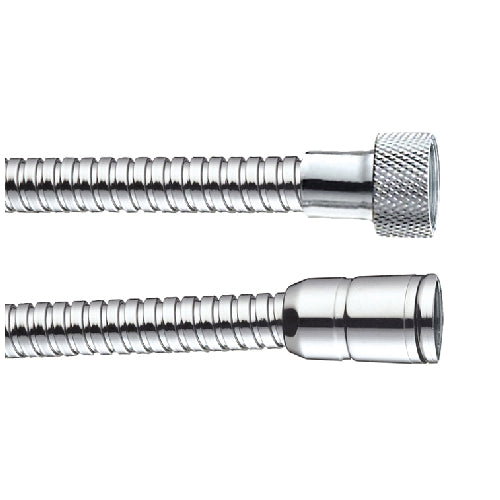 Dianflex FLESSIBILE DOCCIA IN OTTONE DOPPIA AGGRAFFATURA  CONO PER STOP SICUREZ cm 125 - Cromo - 109-A05045-C12