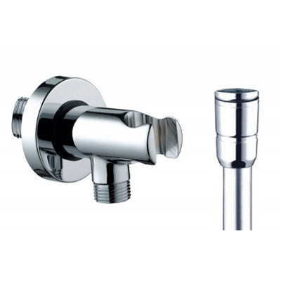 Dianflex SUPPORTO DOCCIA CON ARRESTO ACQUA + FLESSIBILE OTTONE   Cromo - 109-C69027