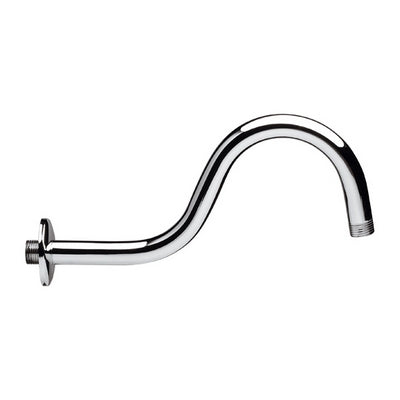 Dianflex BRACCIO DOCCIA CURVO IN OTTONE PESANTE CROMATO  cm 29 - 110-1045