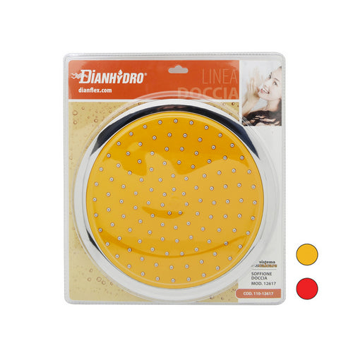 Dianflex SOFFIONE DOCCIA TONDO MODELLO 12617  DIAM. 228  Arancio - 110-12617-A