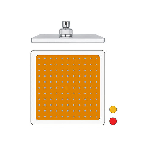 Dianflex SOFFIONE DOCCIA QUADRO MODELLO 12618  MM 200  Arancio - 110-12618-A