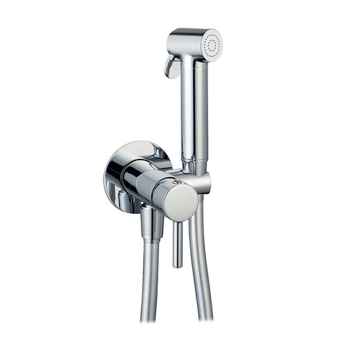 Dianflex SET MISCELATORE A INCASSO TONDO CON SHUT-OFF E SUPP.INTEGRATO          Cromo - 110-16051-CR