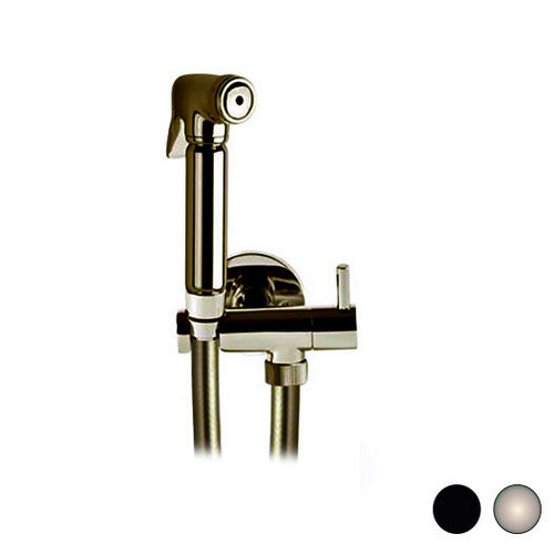 Dianflex SET CON IDROSCOPINO + FLESSIBILE + SUPPORTO OTTONE TONDO      Nichel spazzolato - 110-16143-NP