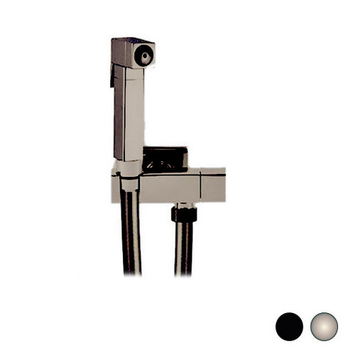 Dianflex SET CON IDROSCOPINO + FLESSIBILE + SUPPORTO QUADRO OTTONE     Nichel spazzolato - 110-16144-NP