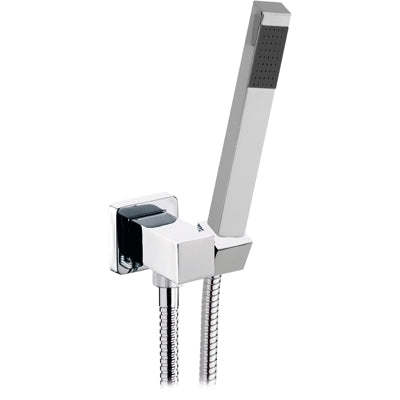 Dianflex PRESA ACQUA CON SUPPORTO IN OTTONE + DOCCETTA PANFILO + FLESSIBILE     Cromo - 110-1615