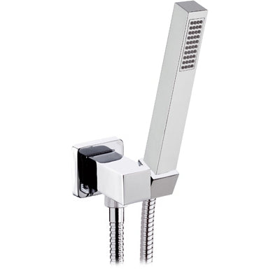 Dianflex PRESA ACQUA QUADRATA SUPPORTO IN OTTONE + DOCCETTA POLAR + FLESSIBILE  Cromo - 110-1616