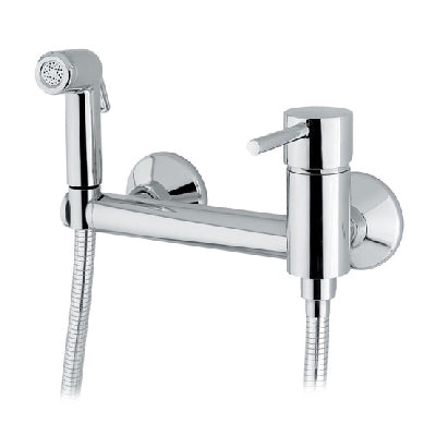 Dianflex MISCELATORE MONOCOMANDO A PARETE CON KIT DOCCETTA       Cromo - 110-1618