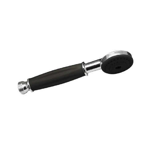 Dianflex DOCCETTA NORMALE DIRITTA CON RACCORDO         Nera c/particolari cromo - 110-RS116