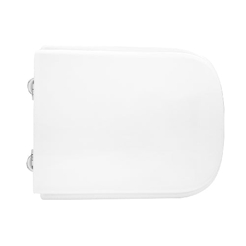 Dianflex SEDILE WC PER GLOBO VASO STONE 56 FORMA 8 Bianco - Cerniere C espansion - 111-22GSP-66