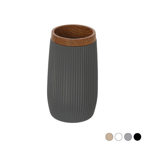 Dianflex PORTA SPAZZOLINO LONDON Nero Diam. 7,3 x H.12 cm - 121-KL681-NE