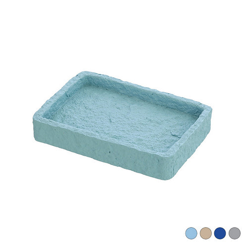 Dianflex PORTA SAPONE SABBIA Grigio 11,8x8,3xH2 cm - 121-KS662-GR