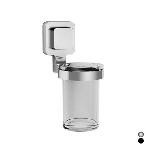 Dianflex PORTA BICCHIERE SERIE KARA Nero cm 7,6 x h.17,8 x 12 - 121-LR002-NE