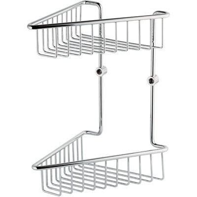 Dianflex PORTASAPONE-OGGETTI ANGOLARE DOPPIO IN OTTONE LxHxP -190x305x195 mm - 121-R277