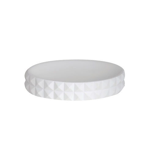 Dianflex PORTA SAPONE IN POLIRESINA MOSAIK Bianco - 121-SK102-BI