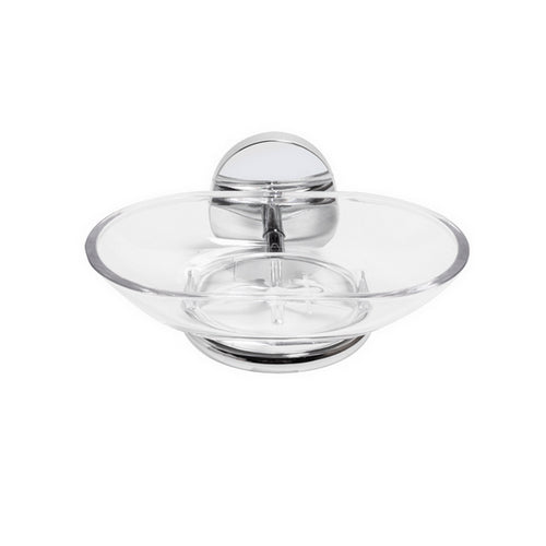 Dianflex PORTA SAPONE MOD. BIRD Cromo cm 12,5 x h.6,2 x 11,0 - 122-RD65-100