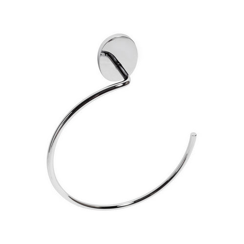 Dianflex PORTA ASCIUGAMANI AD ANELLO MOD. BIRD Cromo cm 20 x h.23,7 x 5,5 - 122-RD69-100