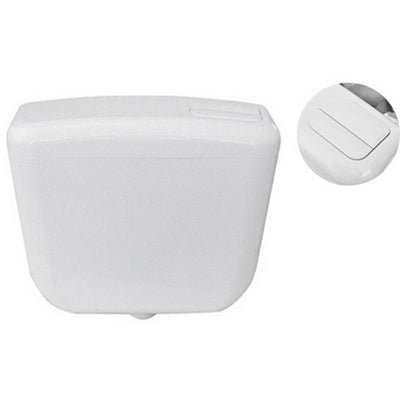 Dianflex CASSETTA SCARICO DIANFLEX A ZAINO CON DOPPIO PULSANTE ECO Bianca; 3-6 lt - 132-805