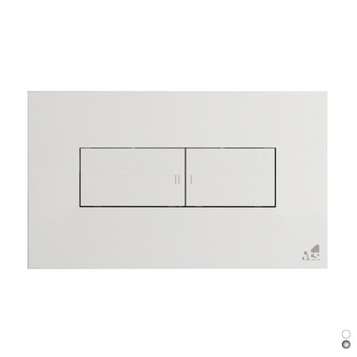 Dianflex PLACCA PER CASSETTA AD INCASSO IDEA 2 PULSANTI  Cromo Lucido - 132-T2015-CR