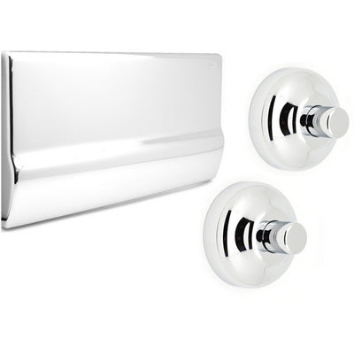 Dianflex PLACCA 2 ROSONI + BOTTONI + PROLUNGA CROMO    - - 133-977522