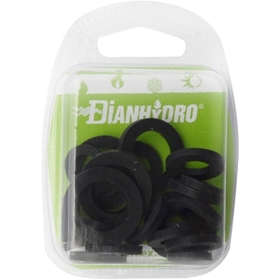 Dianflex KIT MISTO GUARNIZIONI PER RACCORDI SANIT. IN GOMMA T.M. BLISTER pz.10x(3/8-1/2) +pz.5x(3/4) - 200-244YK-C01