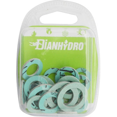 Dianflex KIT MISTO GUARNIZIONI ESENTI AMIANTO BLISTER  pz.10x(3/8-1/2) +pz.5x(3/4) - 200-247YK-C01