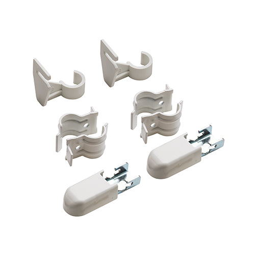 Dianflex COPPIA MENSOLE CON DISTANZIATORE P/RADIATORI TUBOLARI ARDESIA - - 433-CR120