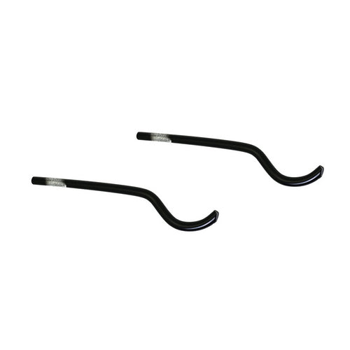 Dianflex 2 PZ MENSOLA VERNICIATA NERA PER RADIATORI ARDESIA D.12 Nere - 433-CR126-N12