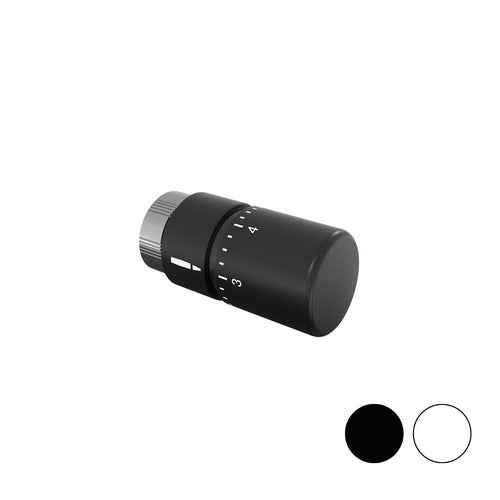 Dianflex TESTA TERMOSTATICA A LIQUIDO ZEHNDER DESIGN Nero - 433-Z8412-N