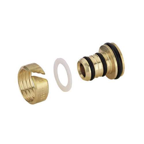 Dianflex COPPIA RACCORDI EUROCONO PER TUBAZIONE IN MULTISTRATO 16 x 2 mm - 433-Z842M-16