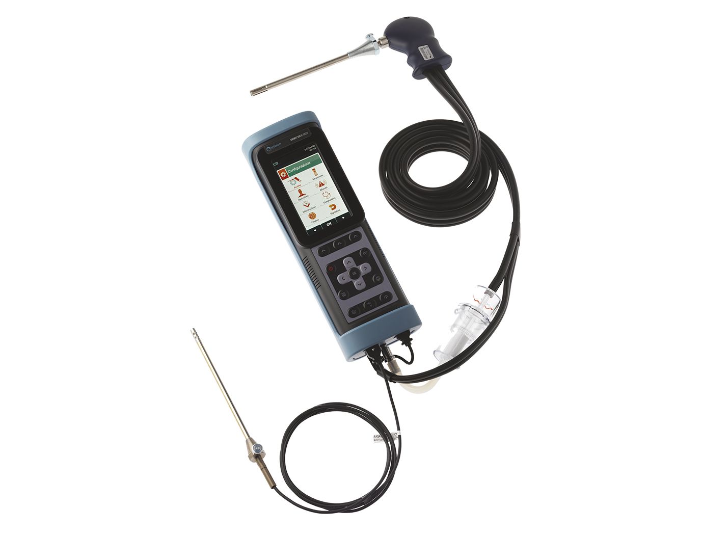 Seitron - Analizzatore di combustione CHEMIST 600 Bio BE GREEN - Kit completo per biomasse