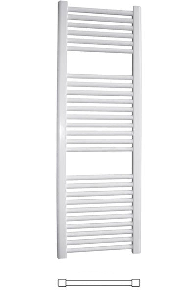 Termotech Elena scaldasalviette radiatore termoarredo 800 x 450 interasse 400 bianco