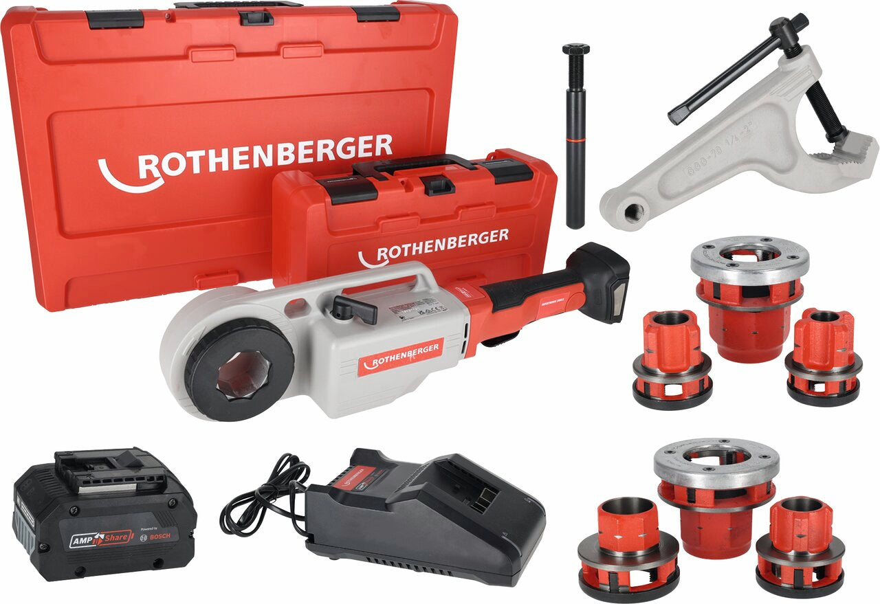 Rothenberger SUPERTRONIC 2000 E, BSPT R 1/2-2', 8Ah, EU AMPShare - 1000004986