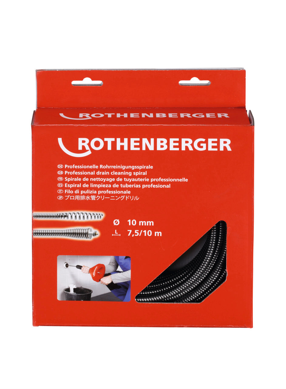 Rothenberger Spirale, 10mmx10m m. Keulenkopf - 72422