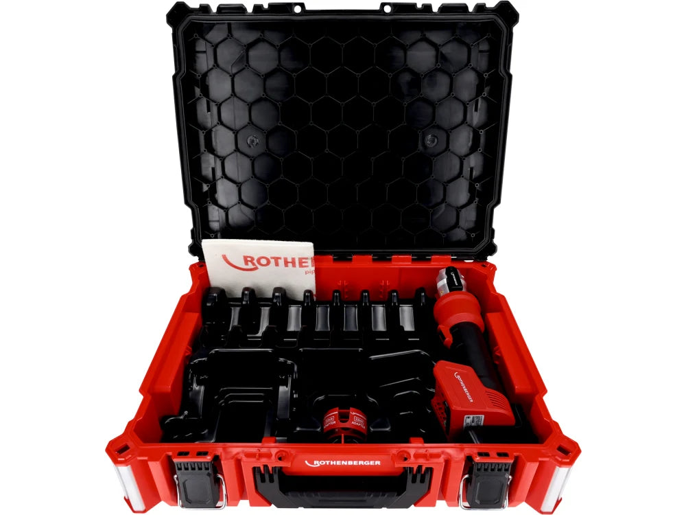 Rothenberger - pressatrice elettromeccanica ROMAX NANO AMPShare basic set per raccordi a pressare fino a 110 mm 1000005483