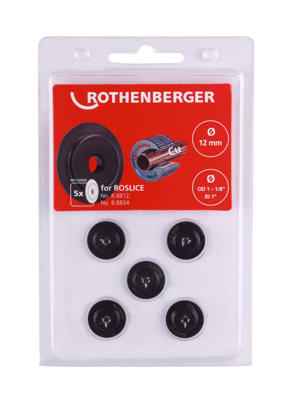 Rothenberger Rotella per ROSLICE 12mm, 1.1/8', 5 pz - 088840D