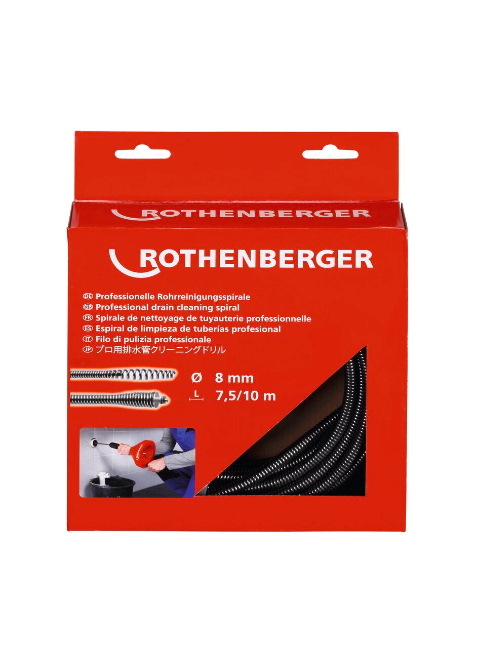 Rothenberger Spirale SMK 8 mm / 7,5 m con anima interna - 72425