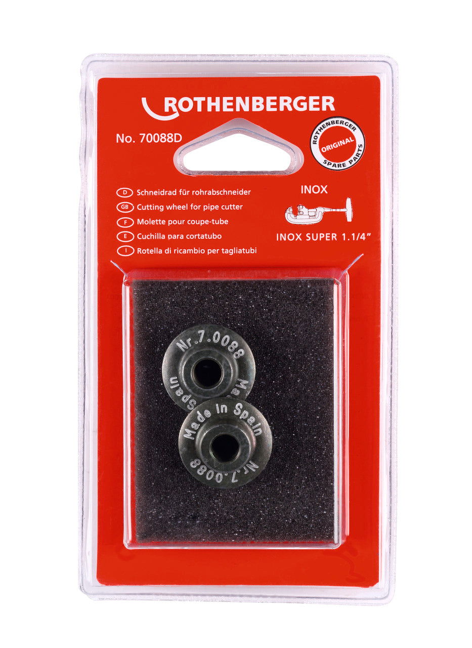 Rothenberger Rotella per SUPER 1.1/4', Inox, 2 pz - 070088D