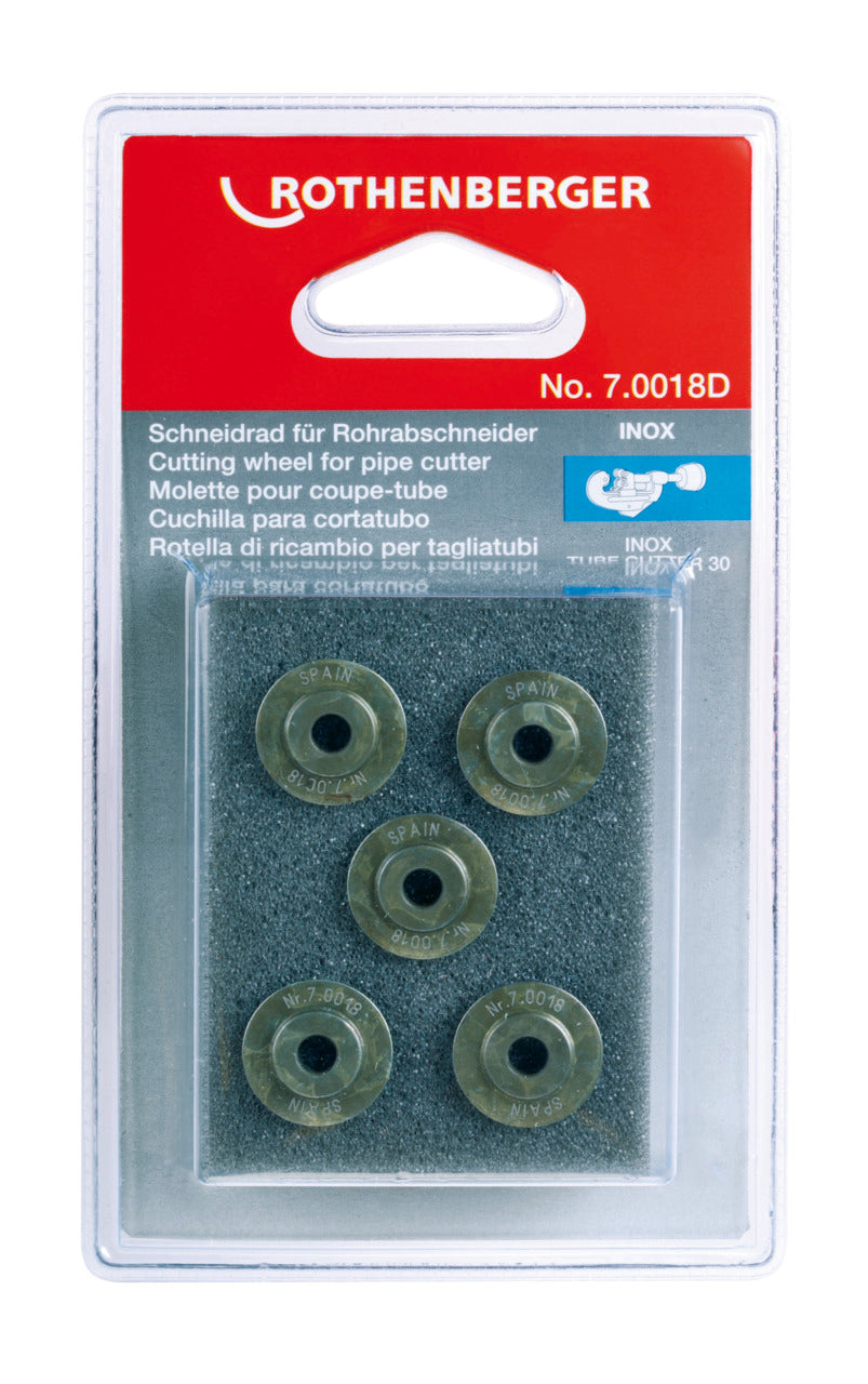 Rothenberger Rotella per TC 30, Inox, 5 pz - 070018D