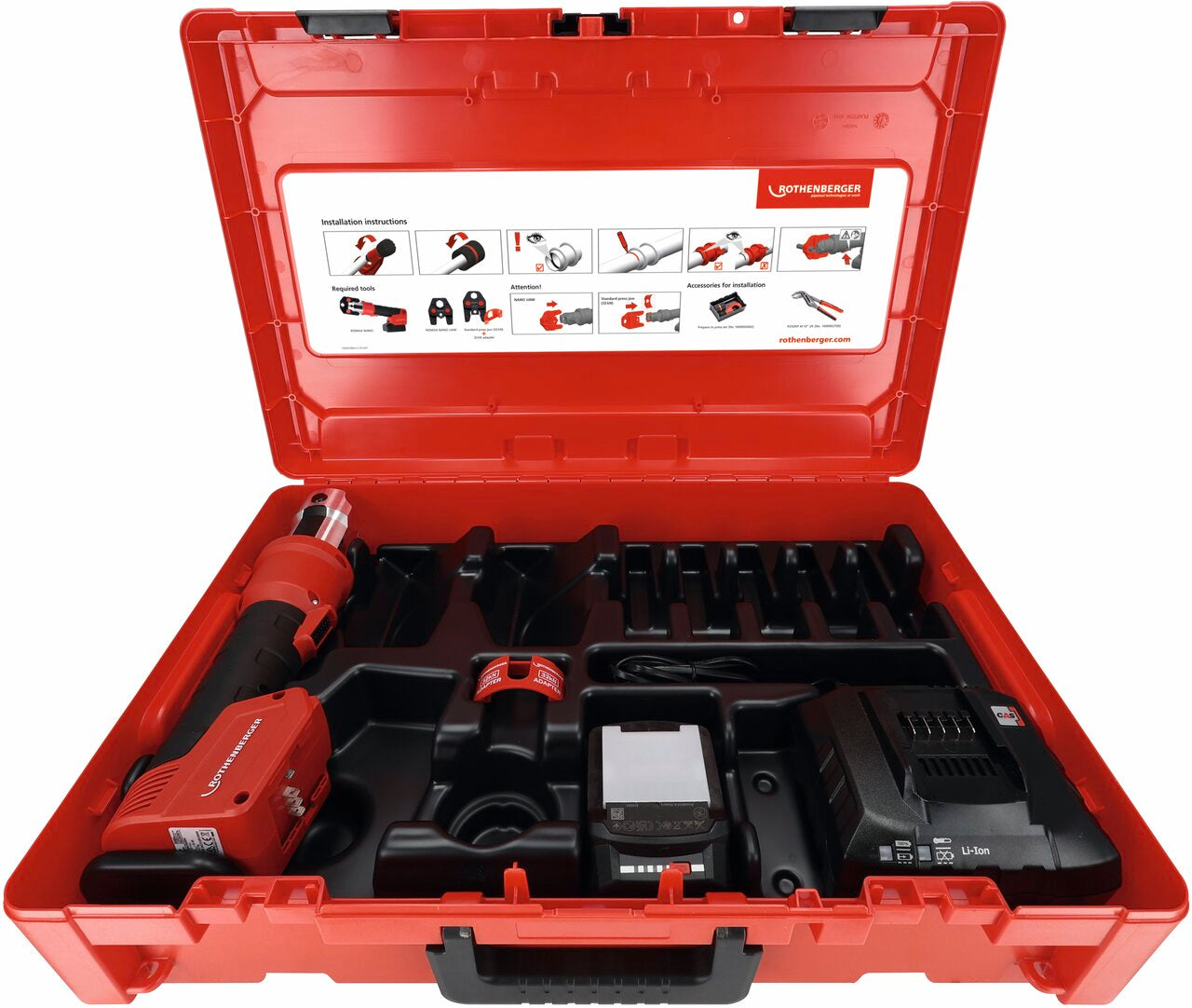 Rothenberger ROMAX NANO Basic Set, 2 Ah, CAS - 1000005042