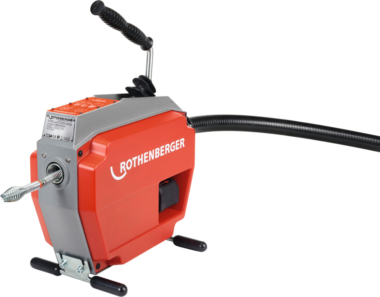 Rothenberger R600 VarioClean + batteria 18V/8 Ah, caricabatteria, set utensili / spirali 16+22 mm - 1000003346
