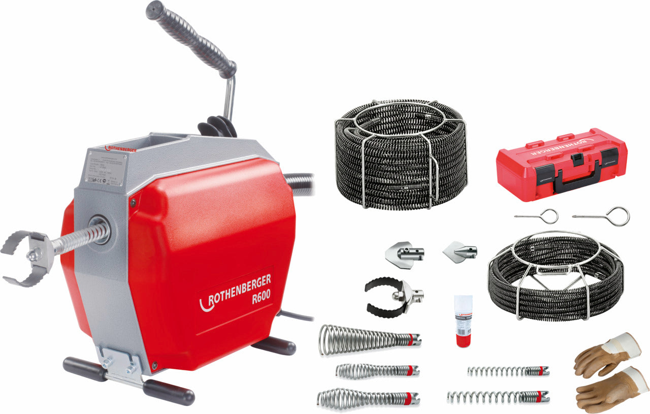 Rothenberger R600, 230V + Set spirali/utensili Standard 16-22 mm - 19173