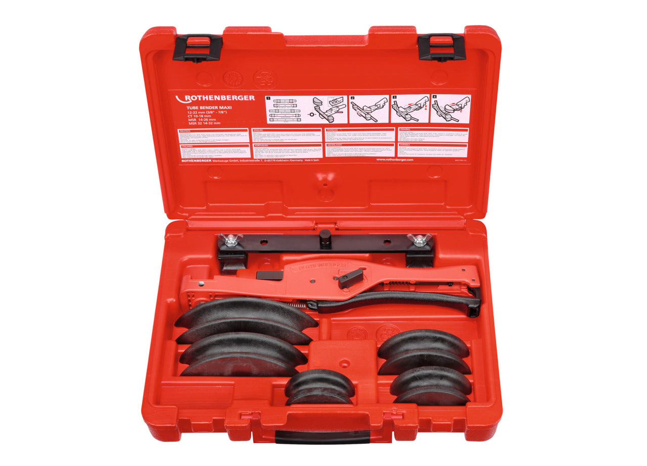 Rothenberger TUBE BENDER MAXI Set, 12-14-16-18-22mm - 023021X