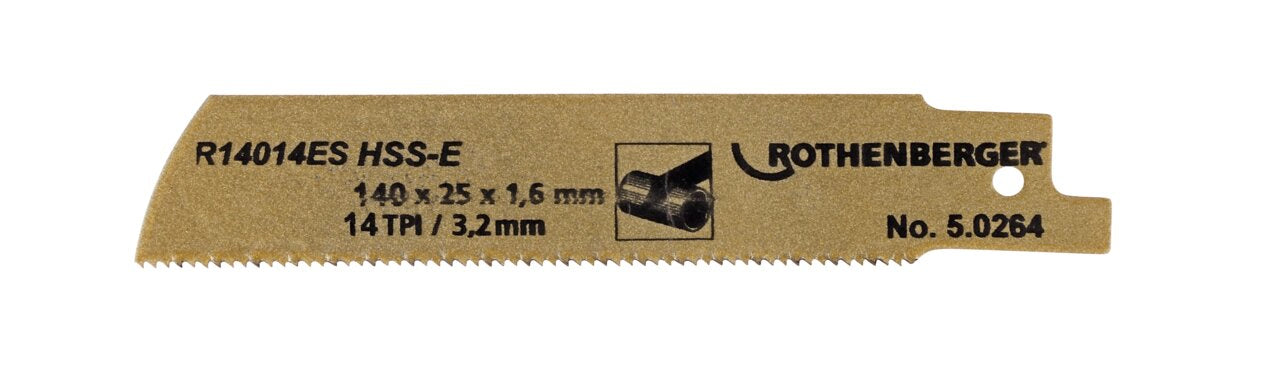 Rothenberger Lama per ROTIGER HSSE, 140x25x1,6 mm - 50264