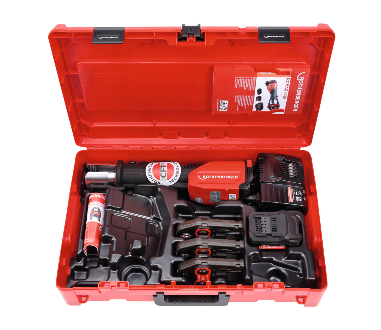 Rothenberger ROMAX 4000 Set M 15-22-28 mm, 1x4 Ah, EU - 1000001927